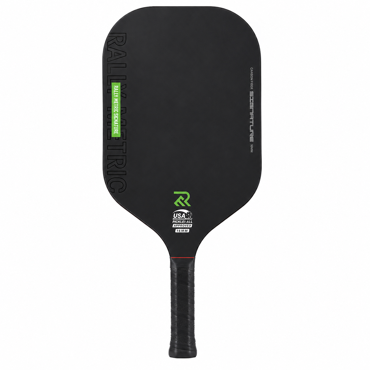Rally Metric Signature Pickleball Paddle – USAPA Approved Carbon Fiber Paddle with 16mm Honeycomb Core for Premium Feel, Spin & All-Court Balance COMING SOON